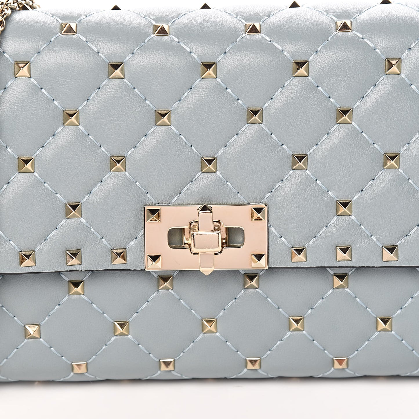 Nappa Rockstud Spike Wallet on Chain Nube