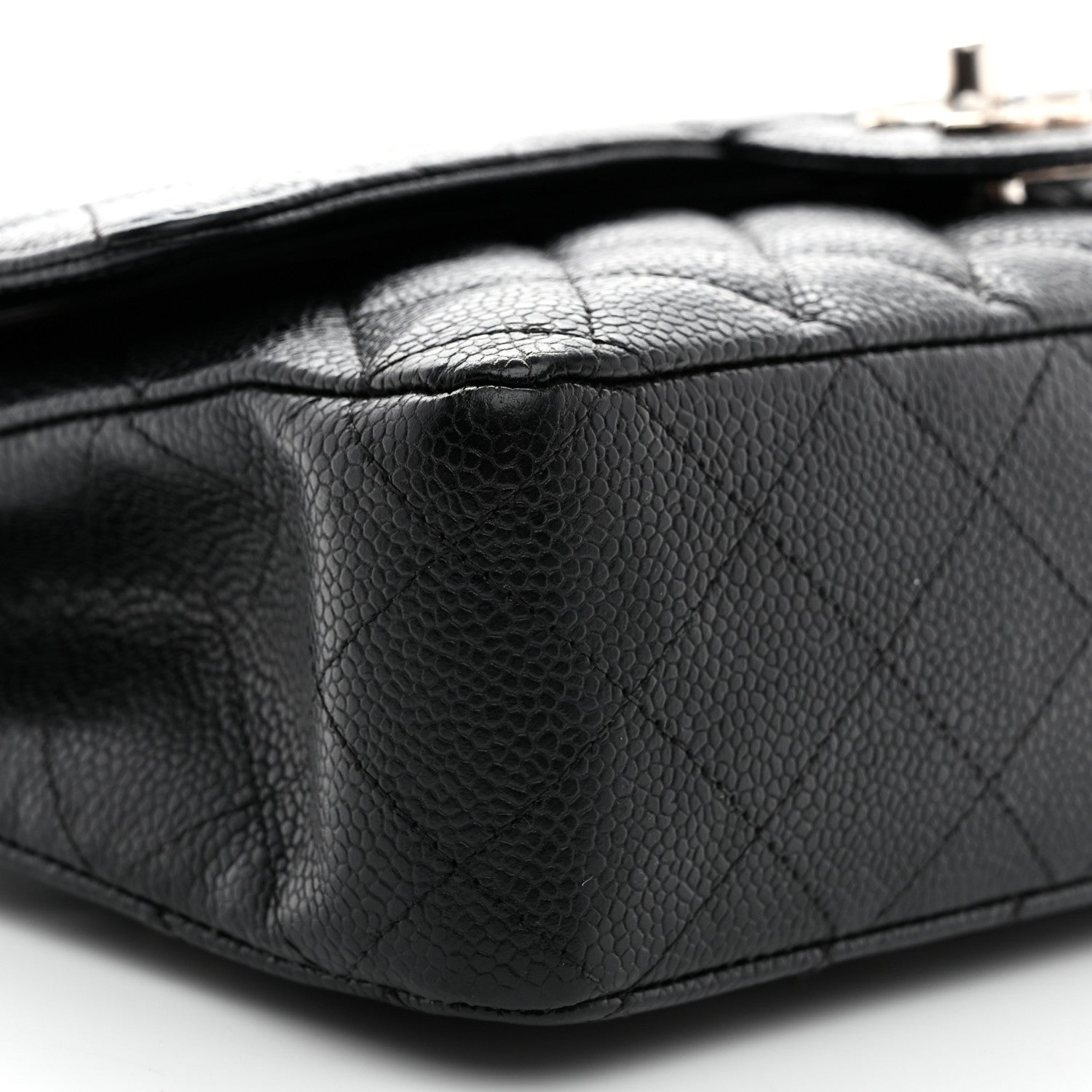 Chanel Caviar Quilted Medium Double Flap Black 9 of 10
