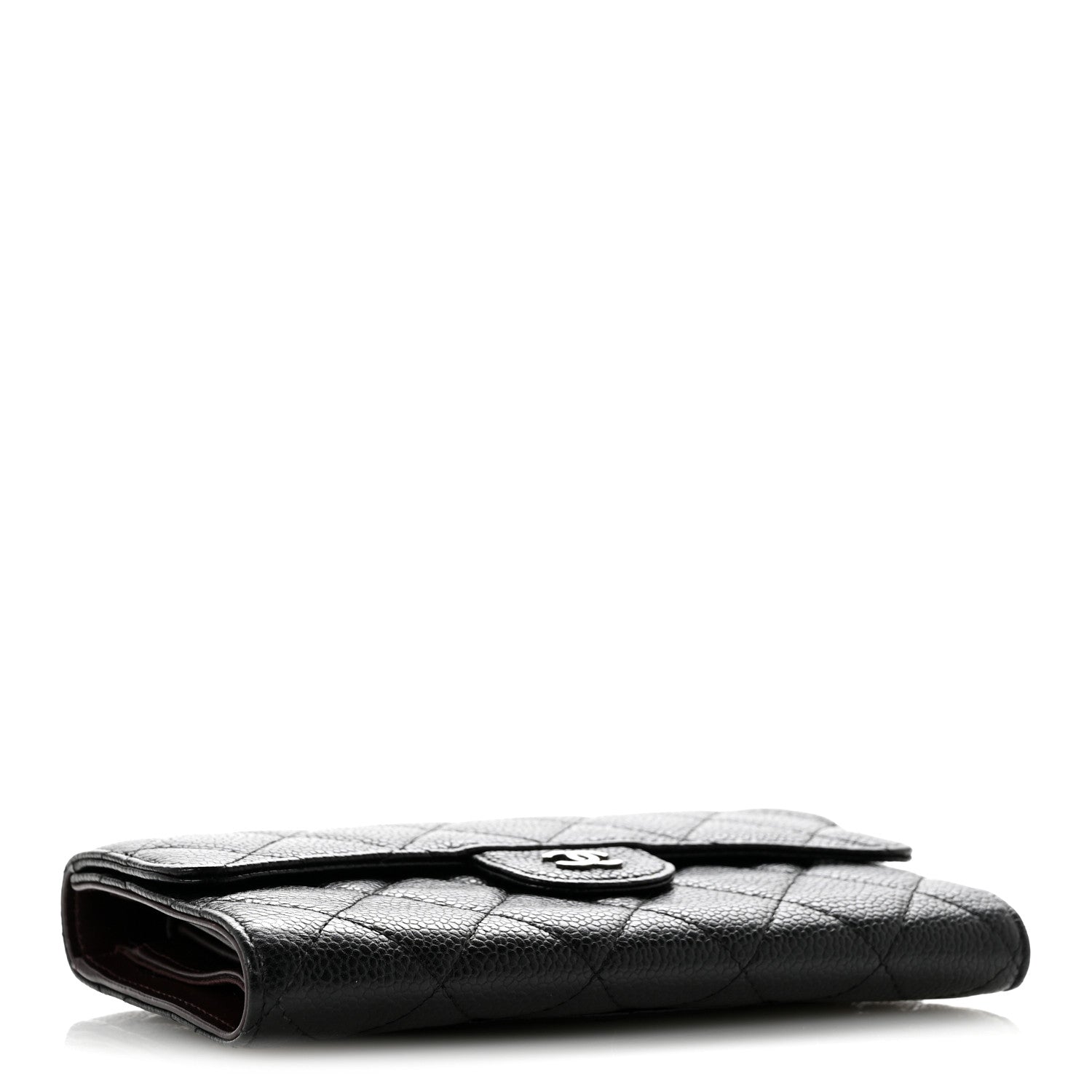 Chanel Caviar Quilted Large Flap Wallet Black 4 of 10