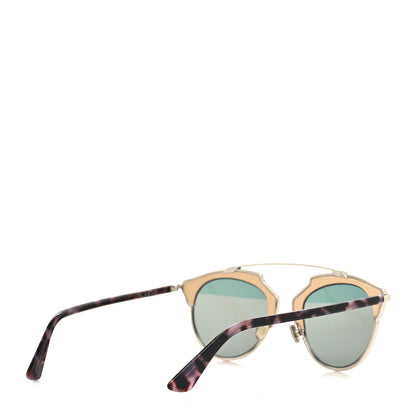 Christian Dior Mirrored So Real Sunglasses Silver Gold 4 of 9