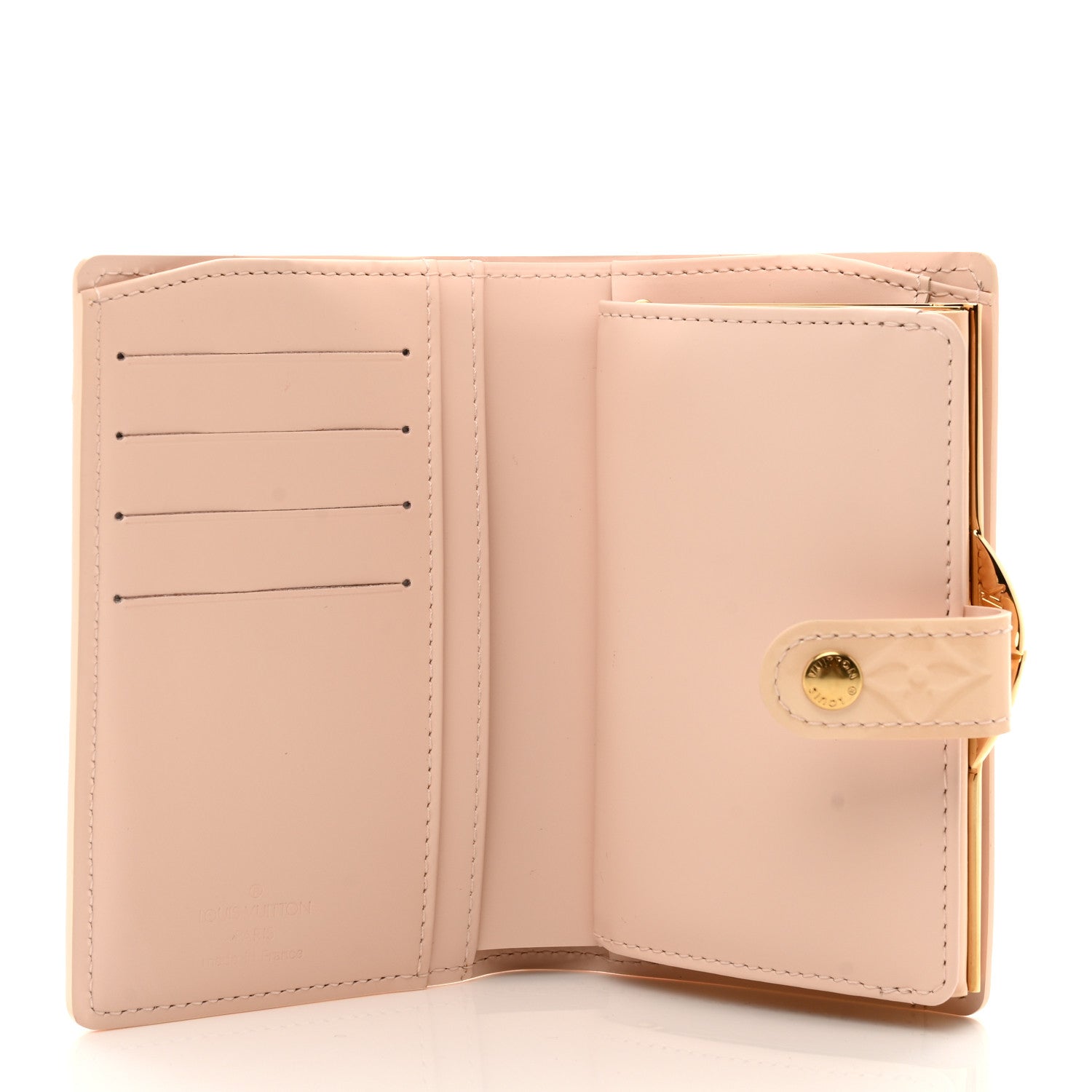 Louis Vuitton Vernis French Purse Wallet Marshmallow 5 of 7