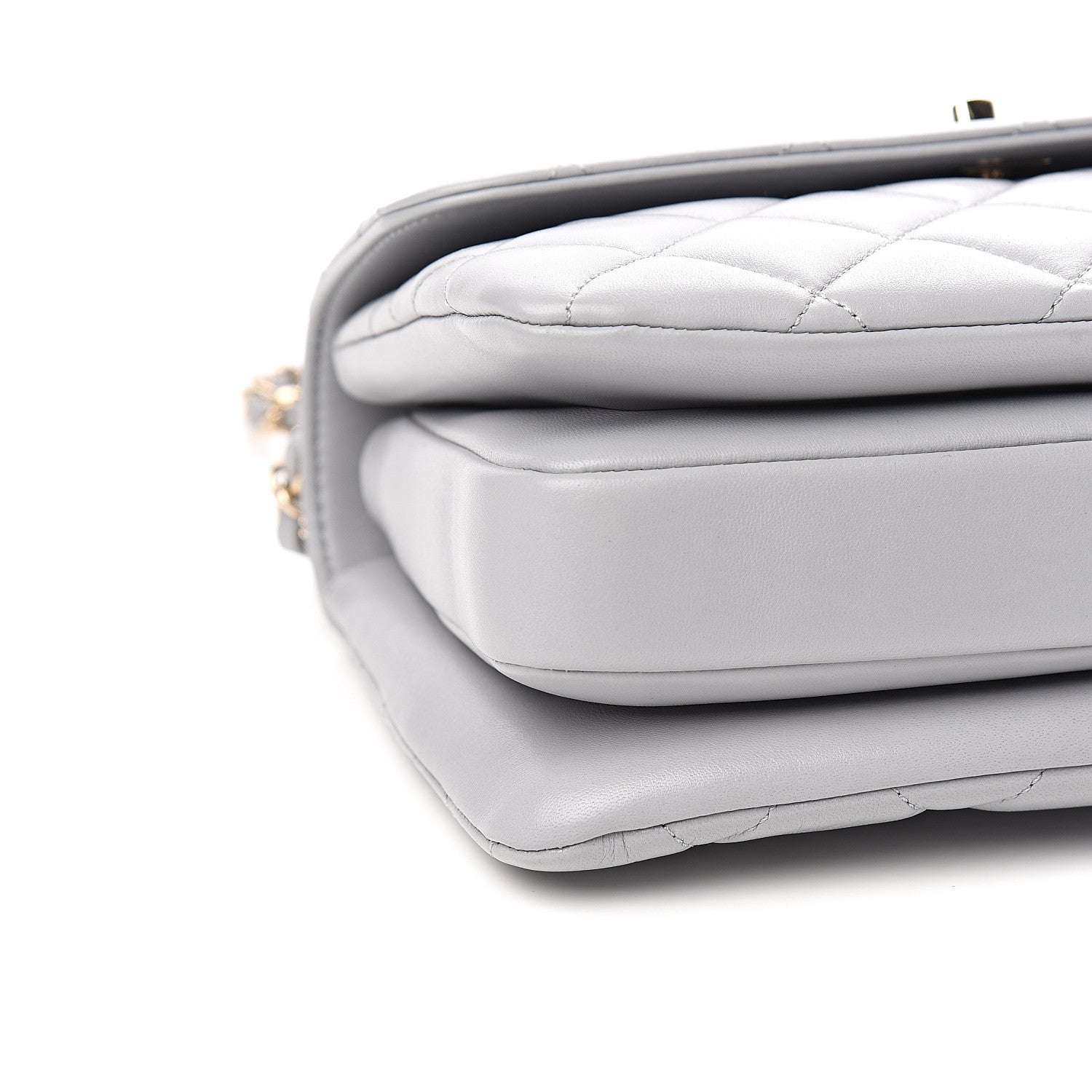 Chanel Lambskin Quilted Small Trendy CC Flap Dual Handle Bag Grey 7 of 10