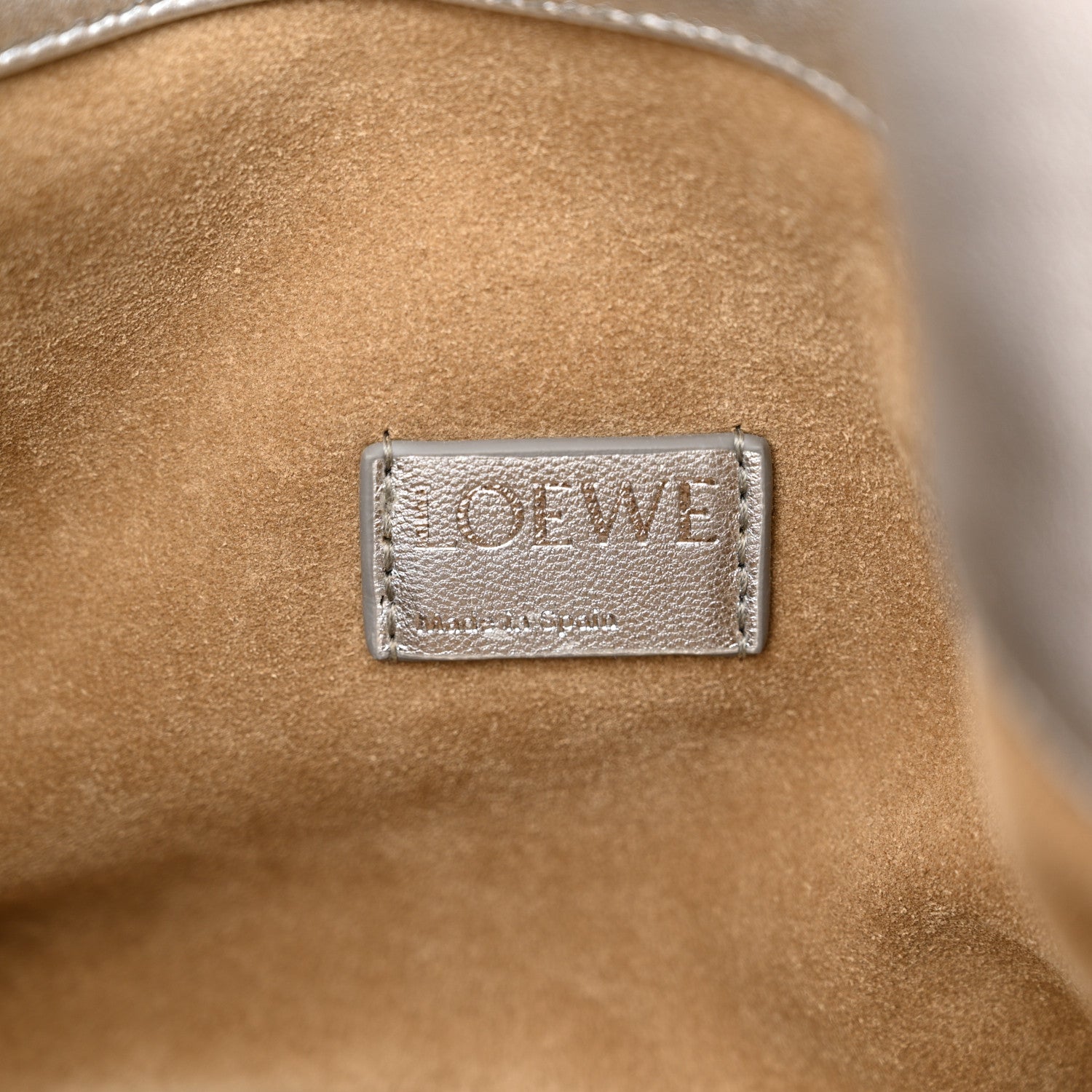 Loewe Metallic Nappa Donut Chain Flamenco Knot Silver 6 of 10