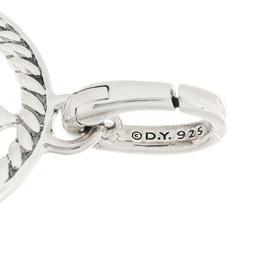 David Yurman Sterling Silver Fleur de Lis Charm Pendant 3 of 3