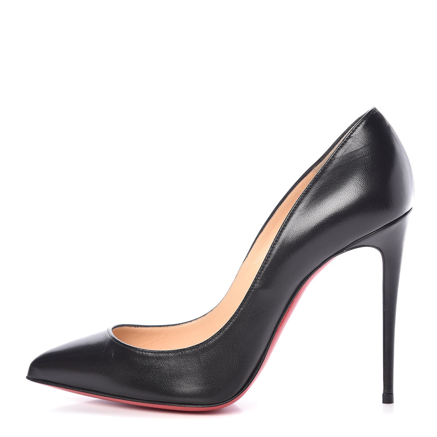 Christian Louboutin Shiny Nappa Pigalle Follies 100 Pumps 39 Black 1 of 9