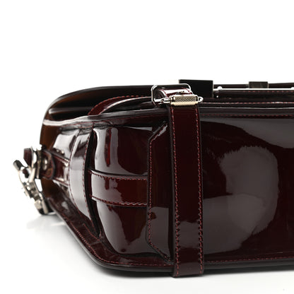 Proenza Schouler Patent Mini PS11 Classic Shoulder Bag Burgundy 7 of 10