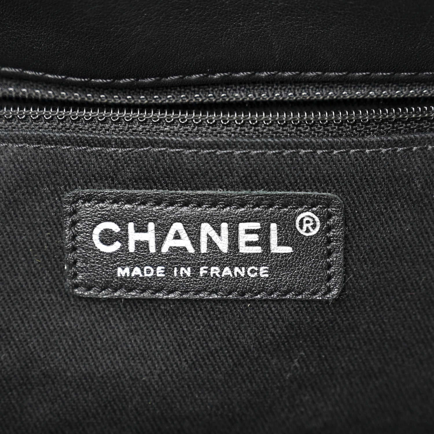 Chanel Calfskin Quilted In The Business North South Tote Black 6 of 11