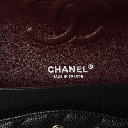 Chanel Caviar Quilted Medium Double Flap Black 7 of 9