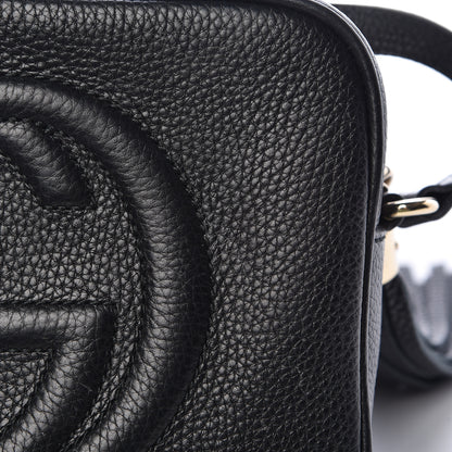 Gucci Pebbled Calfskin Small Soho Disco Bag Black 11 of 12