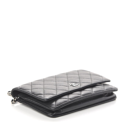Chanel Caviar Quilted Wallet On Chain WOC Black 4 of 11