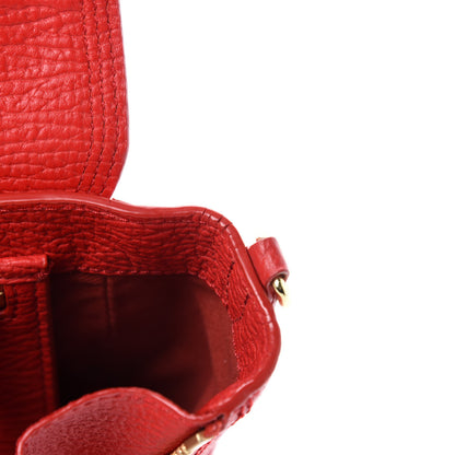 3.1 Phillip Lim Textured Calfskin Mini Pashli Satchel Red 10 of 14