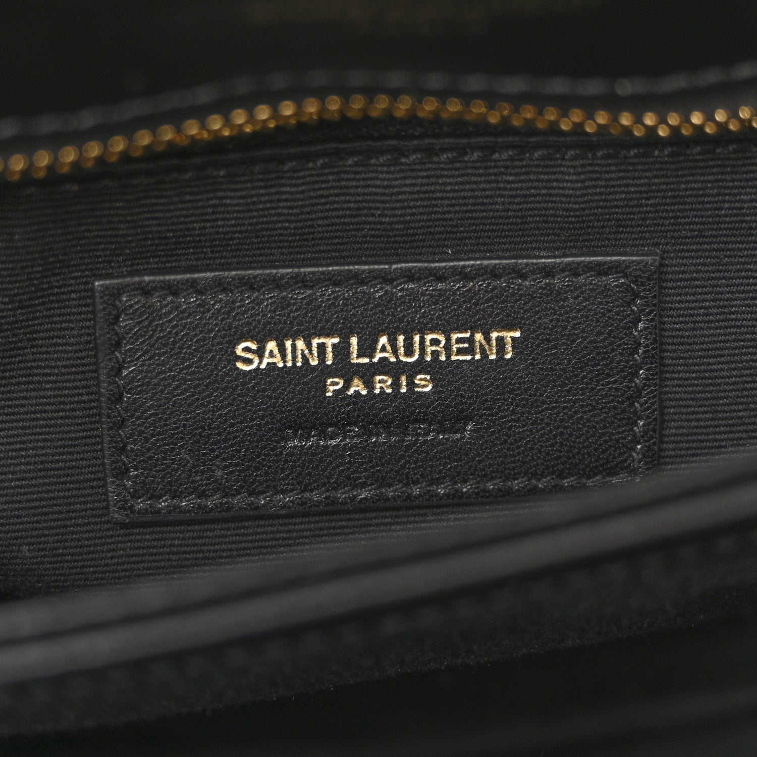 Saint Laurent Calfskin Y Quilted Monogram Toy Loulou Crossbody Bag Black 6 of 13