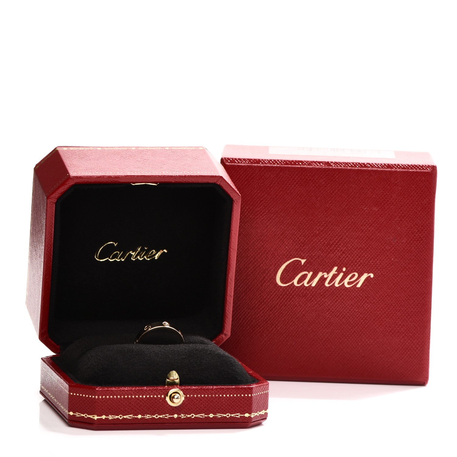 Cartier 18K Yellow Gold 3.5mm LOVE Wedding Band Ring 50 5.25 5 of 5