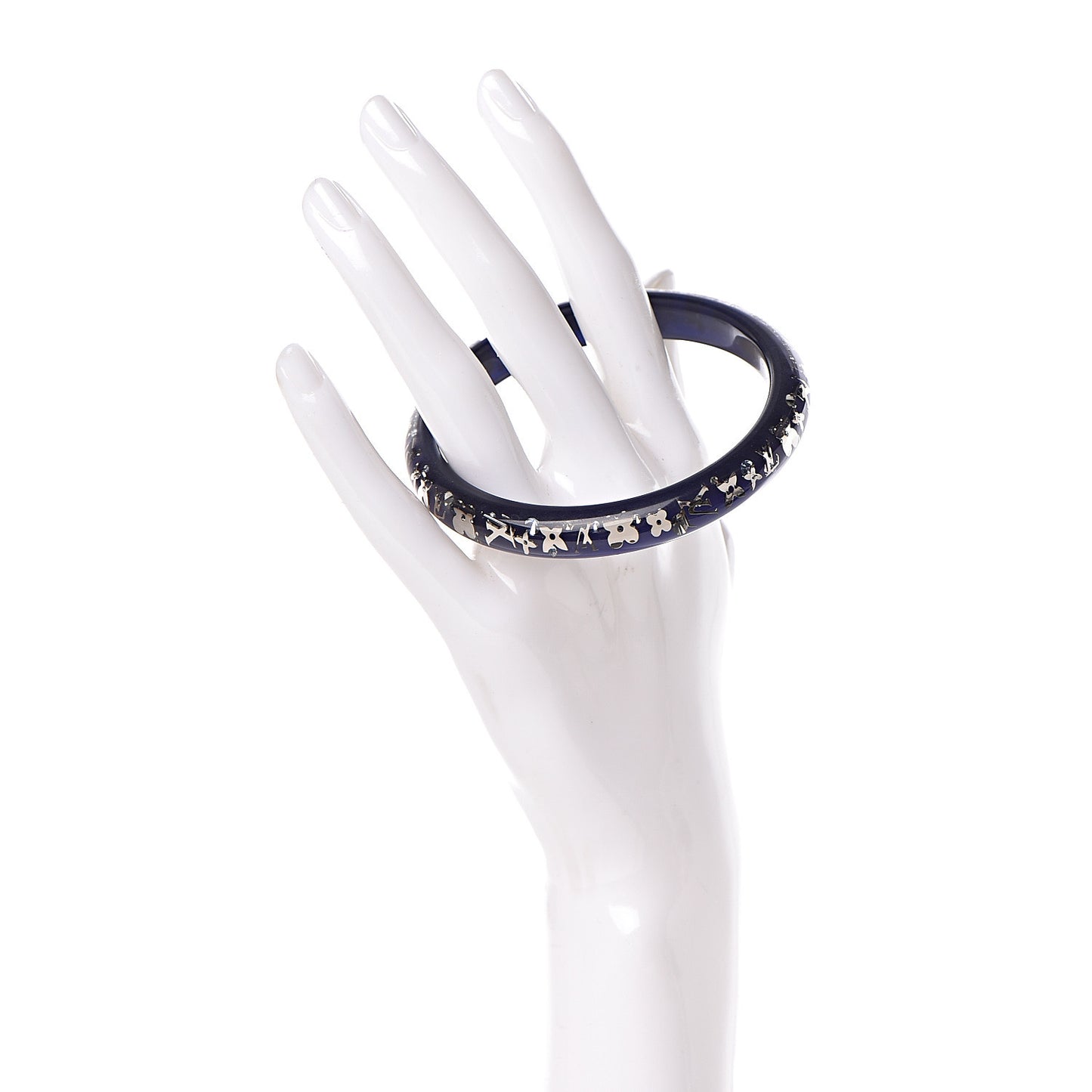 Resin Swarovski Medium Inclusion Bracelet PM Navy