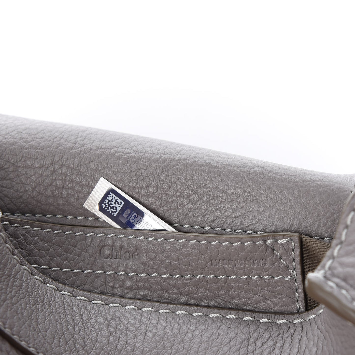 Calfskin Mini Marcie Round Crossbody Bag Cashmere Grey