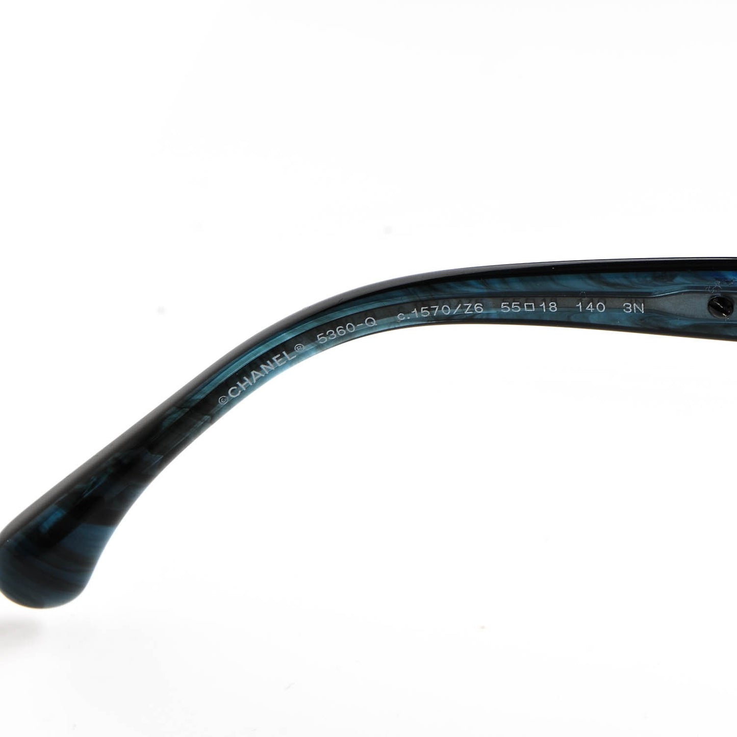 Square Chain Sunglasses 5360-Q Dark Blue