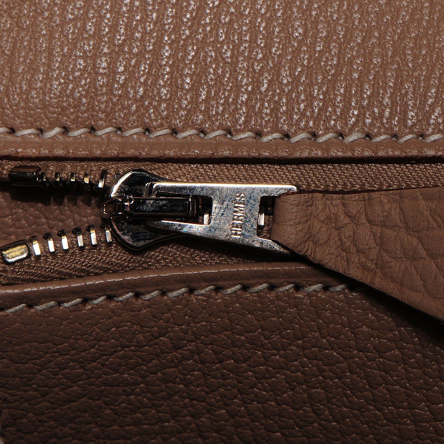 Hermes Taurillon Clemence Birkin 35 Argile 22 of 24