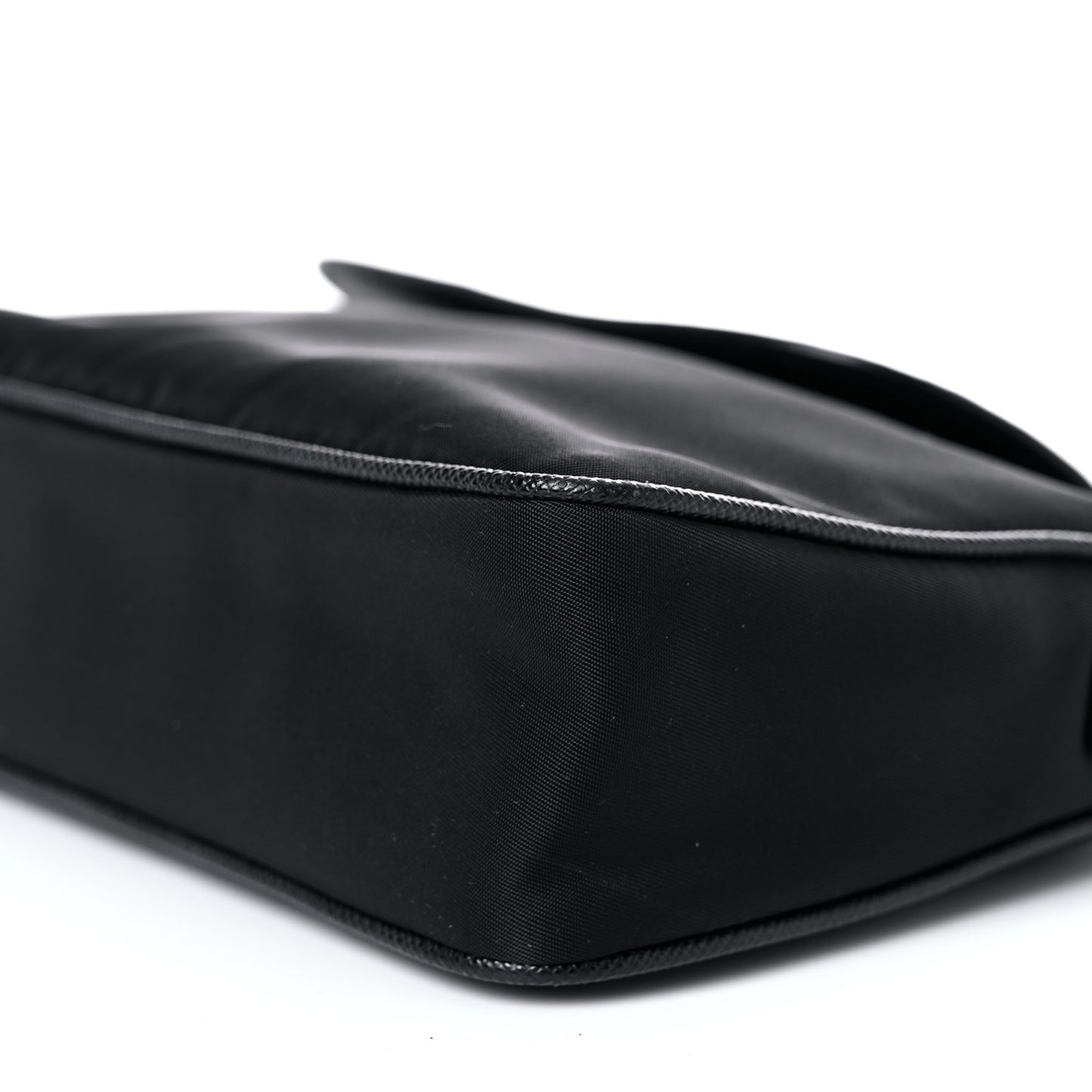Tessuto Nylon Saffiano Crossbody Bag Black