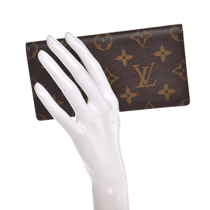 Louis Vuitton Monogram Simple Checkbook Holder Wallet 2 of 9