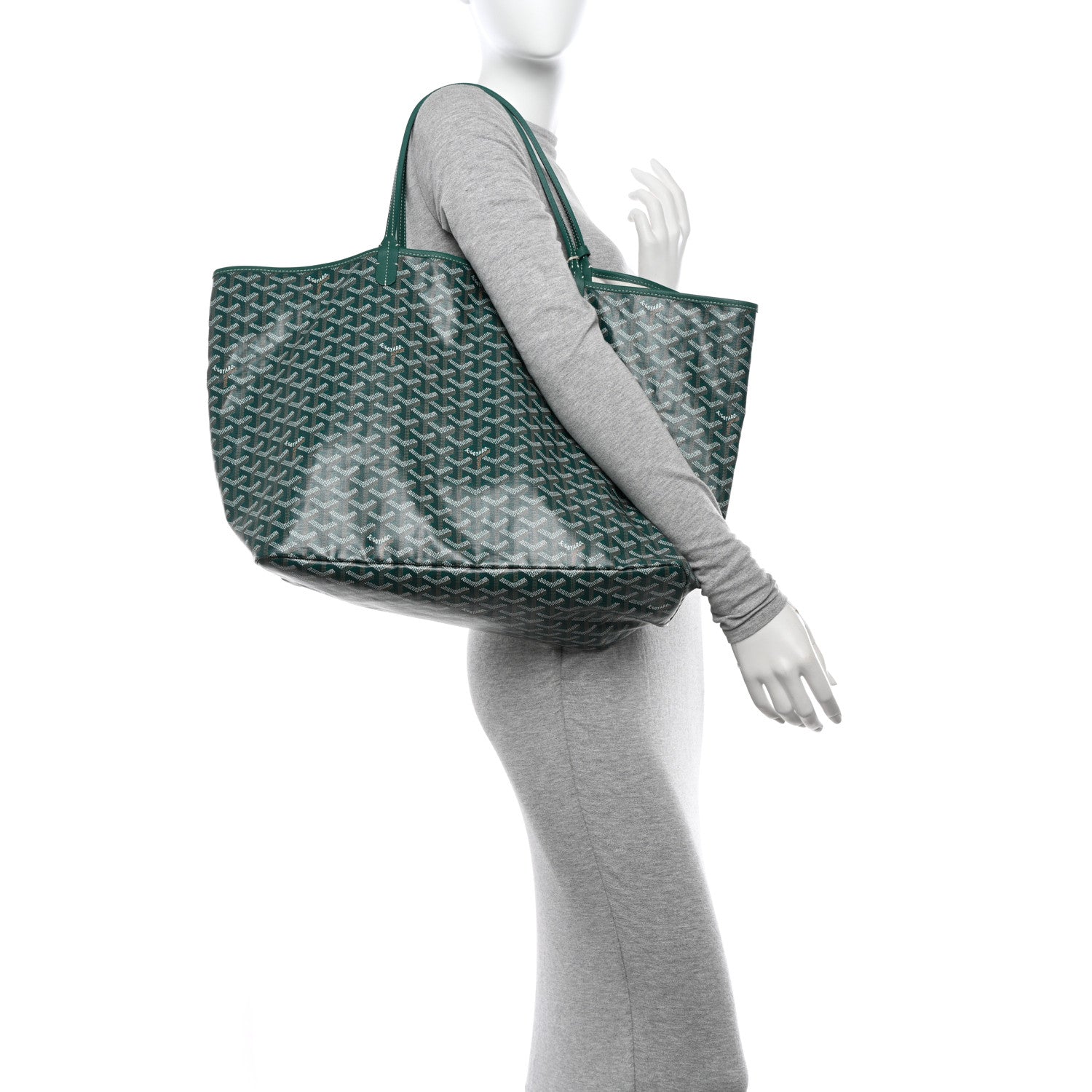 Goyard Goyardine Saint Louis GM Green 2 of 11