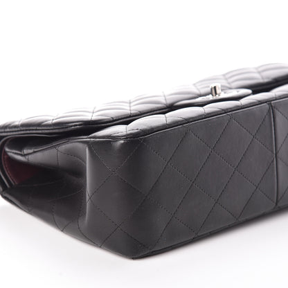 Chanel Lambskin Quilted Jumbo Double Flap Black 5 of 11