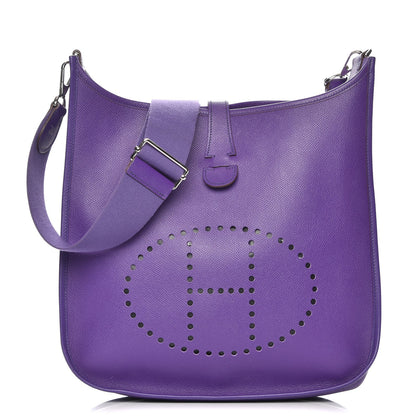 Hermes Epsom Evelyne GM III Ultraviolet 1 of 9