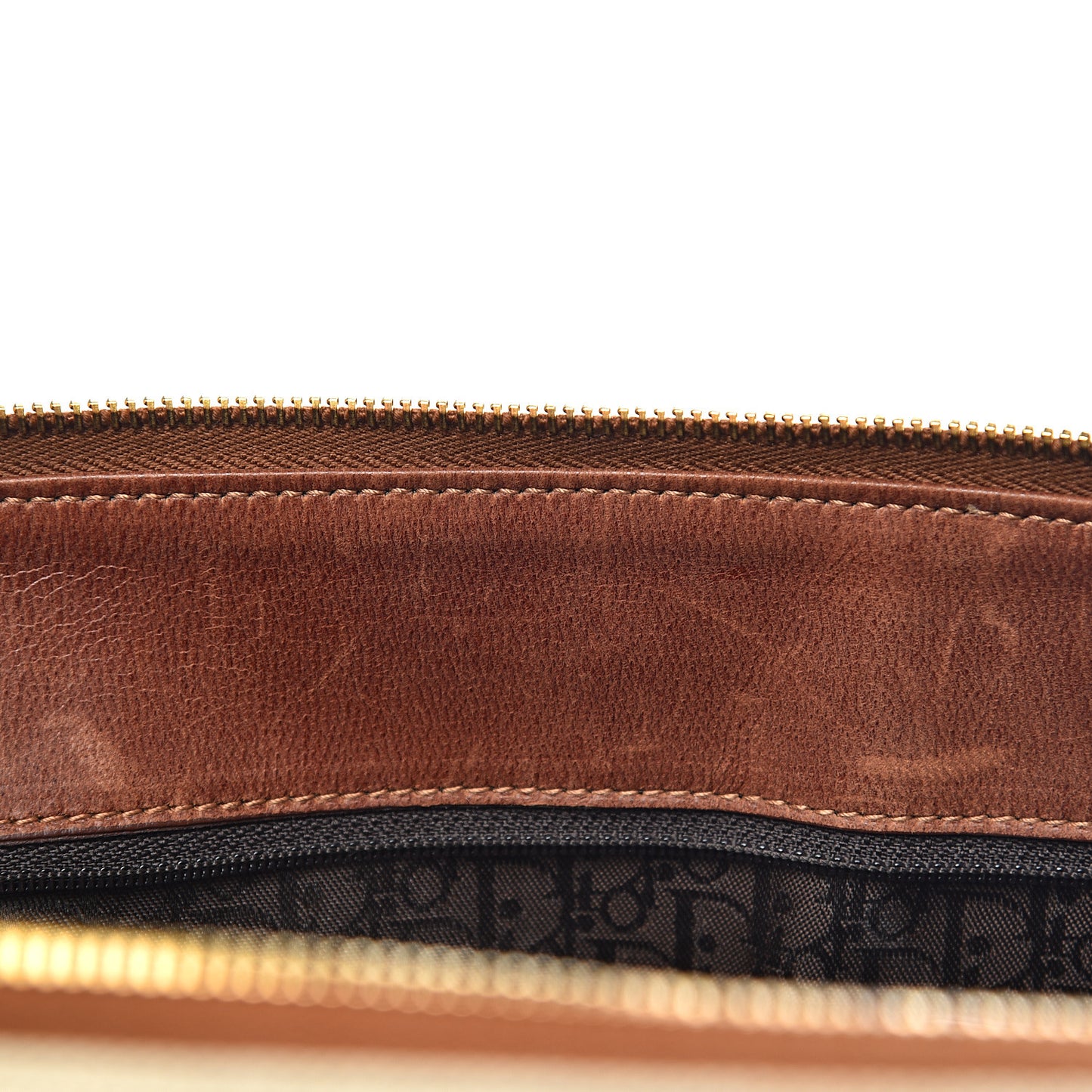 Canvas Calfskin Street Chic Tote Brown