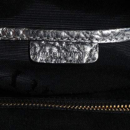 Burberry Heritage Grain Small Orchard Bowling Bag Silver 10 of 14