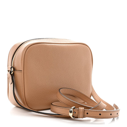 Gucci Pebbled Calfskin Small Soho Disco Bag Camelia 3 of 10