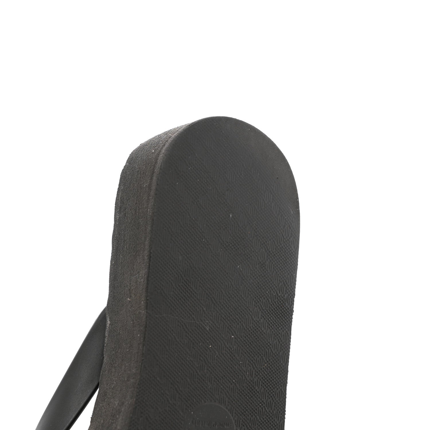 Gucci Rubber Chevron Womens GG Thong Sandals 37 Black 12 of 12