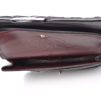 Chanel Lambskin Quilted Maxi Double Flap Black 5 of 13