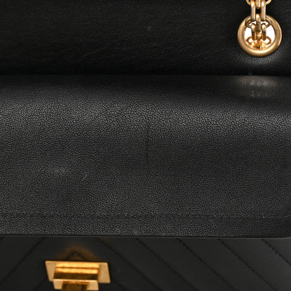 Chanel Sheepskin Chevron Quilted 2.55 Reissue 225 Flap Black 11 of 14