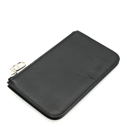 Hermes Evercolor Zipengo Chain D'Ancre Card Holder Black 4 of 8