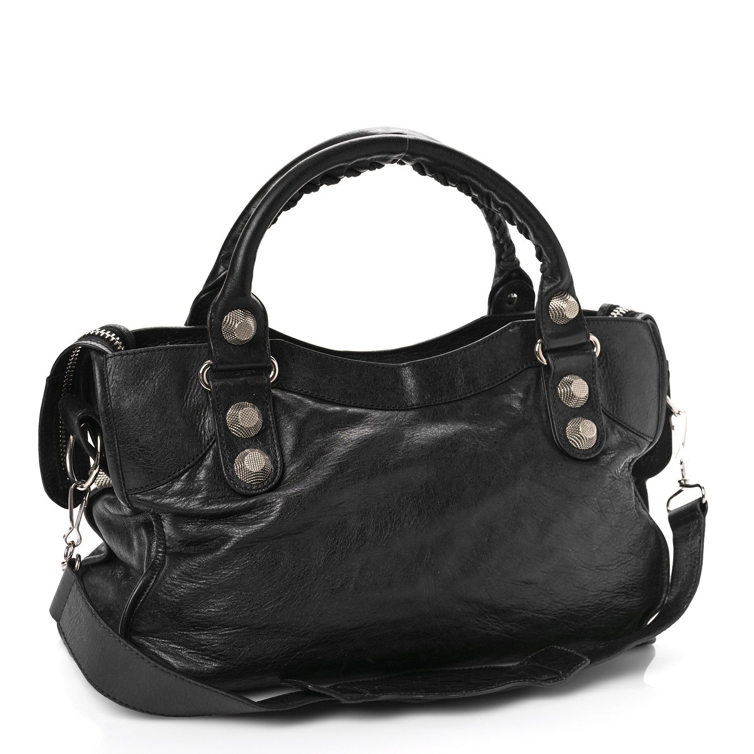 Balenciaga Agneau Giant 21 Silver Hardware City Black 3 of 10