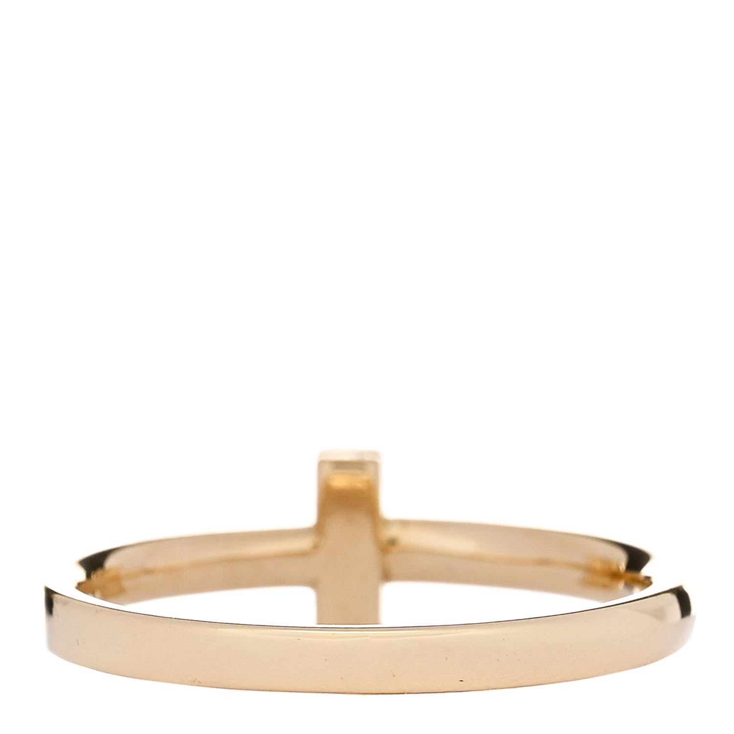 Tiffany 18K Yellow Gold T T1 Ring 60 9.25 3 of 4