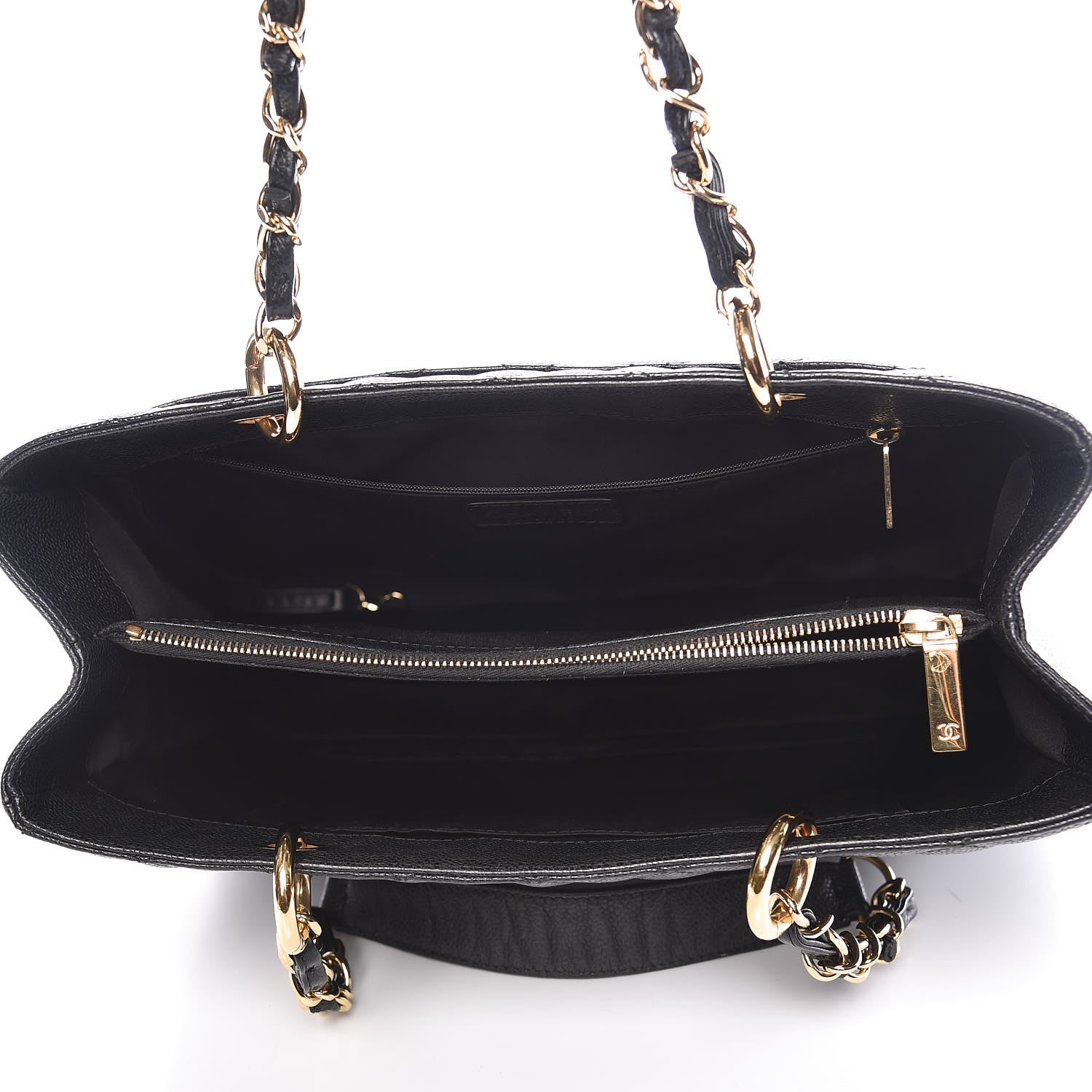 Chanel Caviar Quilted Grand Shopping Tote GST Black 5 of 22