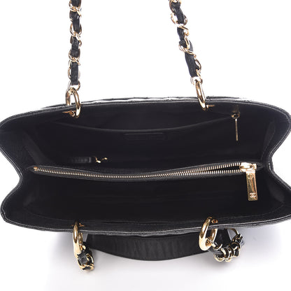 Chanel Caviar Quilted Grand Shopping Tote GST Black 5 of 22