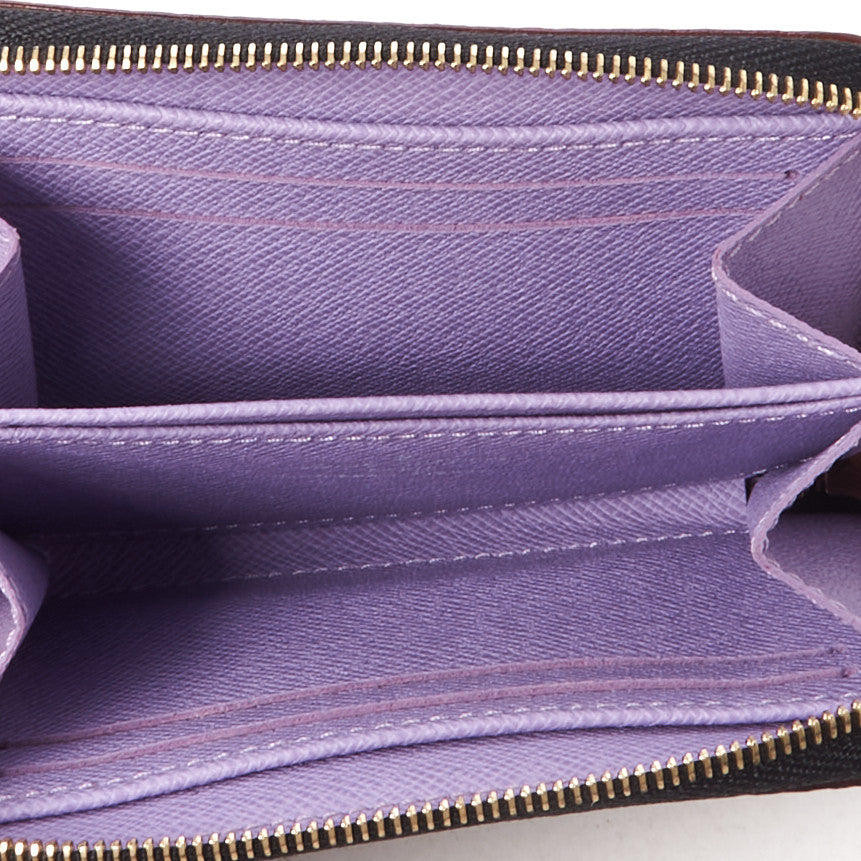 Monogram Multicolor Zippy Coin Purse Black Violet