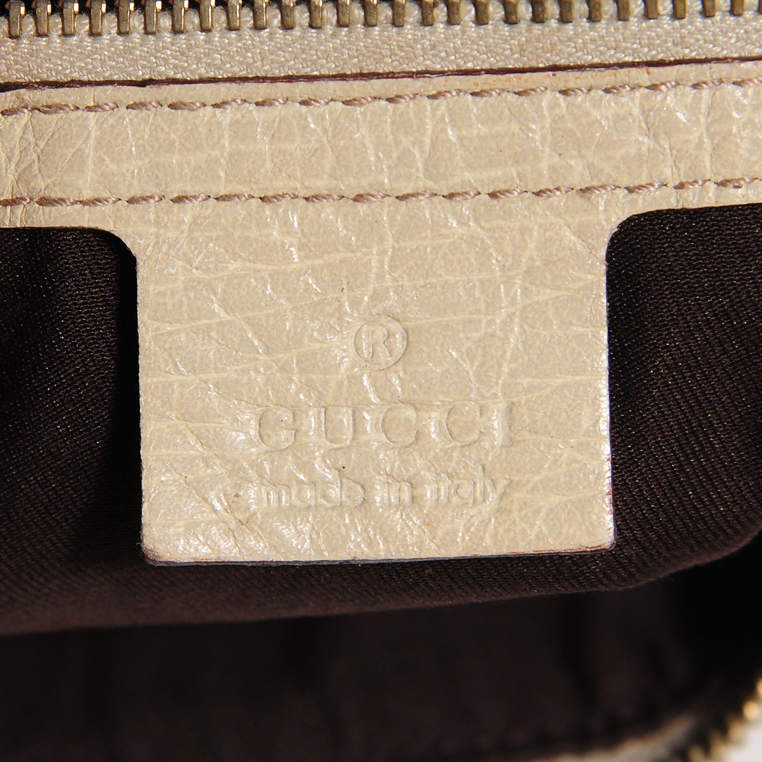 Gucci Monogram Medium Horsebit Chain Hobo Off White 6 of 7