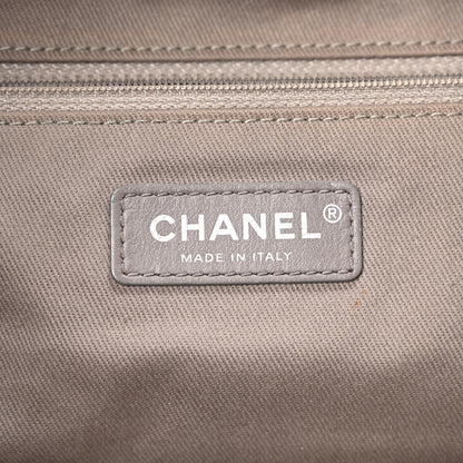 Chanel Canvas Large Double Face Shopping Tote Grey 6 of 11