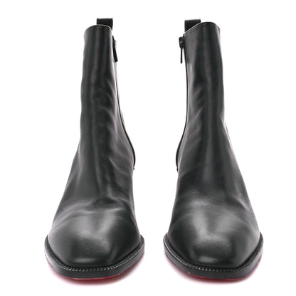 Christian Louboutin Calfskin Antilop Ankle Boots 41 Black 2 of 9