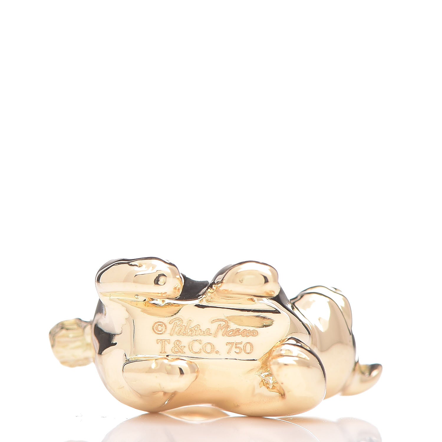 Tiffany 18K Yellow Gold Diamond Paloma Picasso Chinese Zodiac Dog Charm 4 of 4