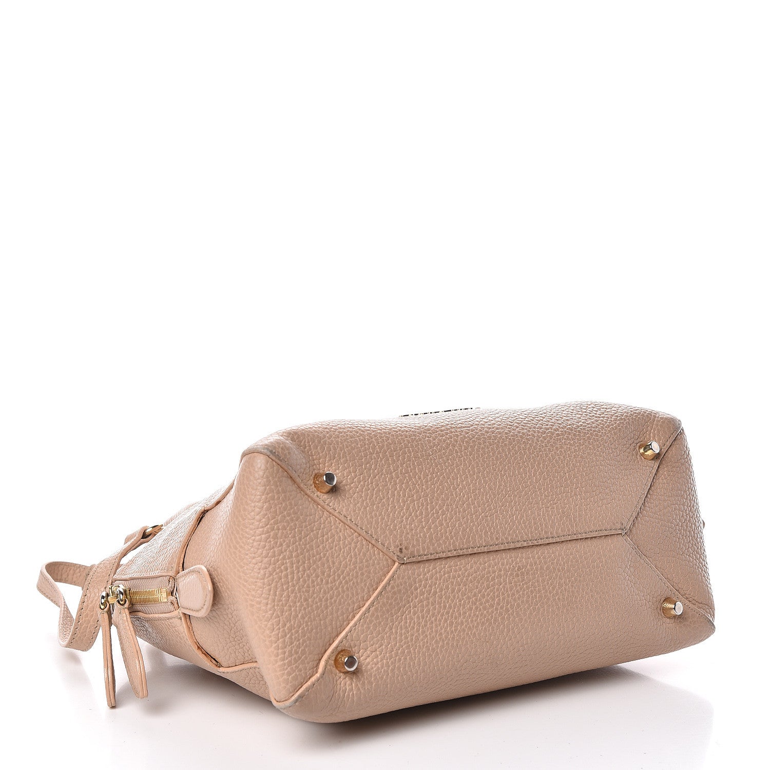 Burberry London Grainy Calfskin Small Greenwood Bowling Bag Light Nude 4 of 24