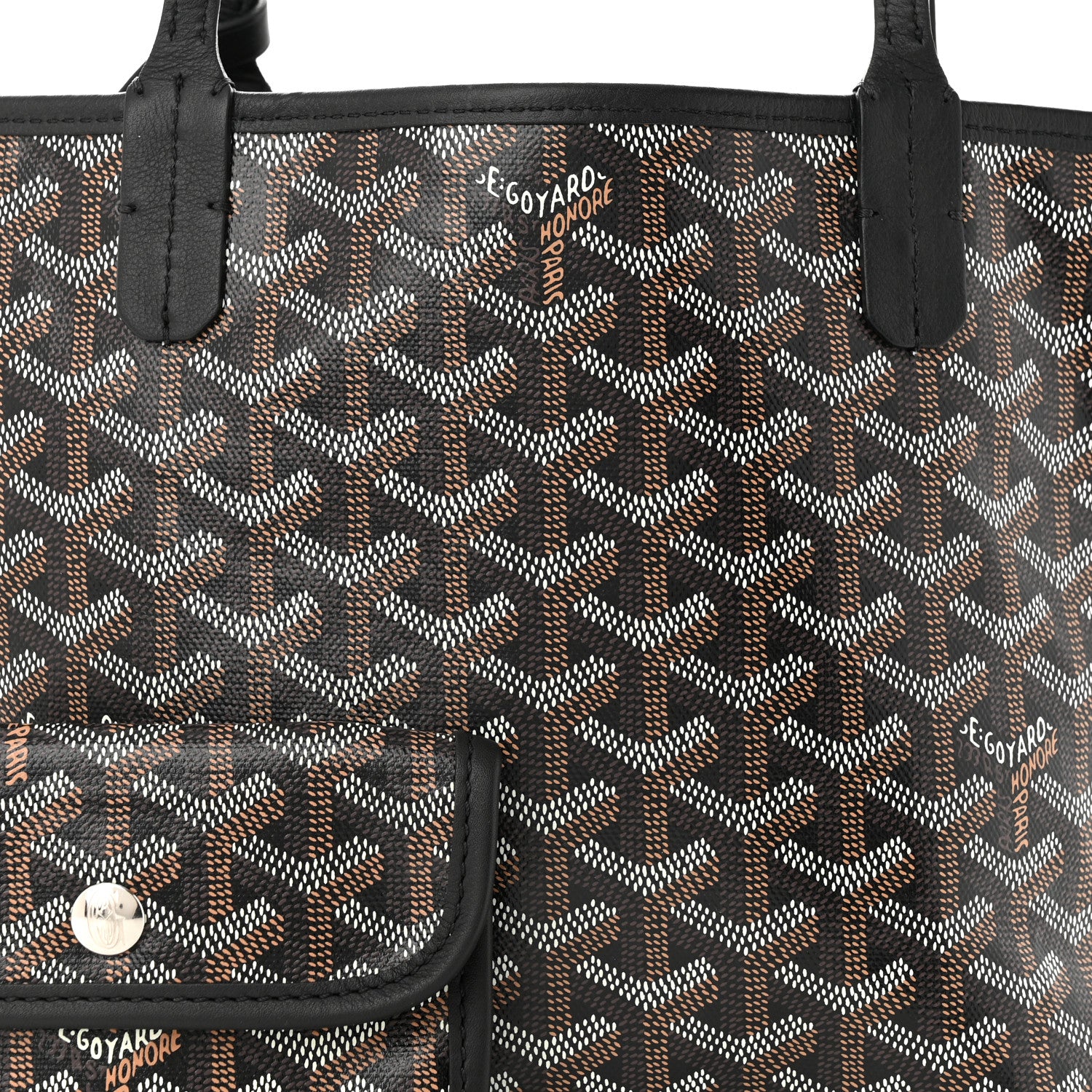 Goyard Goyardine Reversible Mini Anjou Black 8 of 10