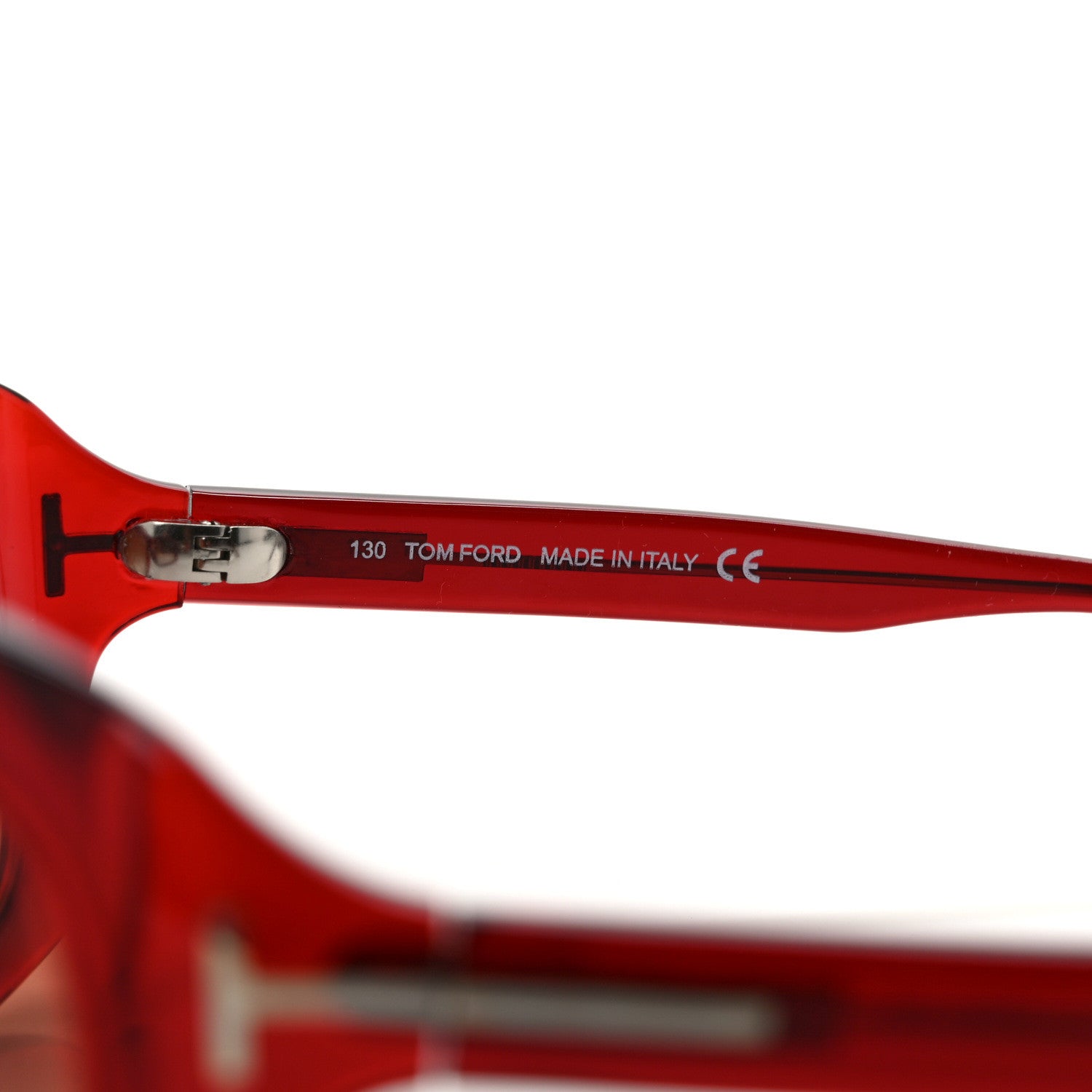 Tom Ford Acetate Tatiana Sunglasses TF63 Red 6 of 8