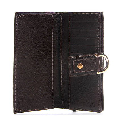 Gucci Monogram Abbey Continental Wallet Dark Brown 5 of 7