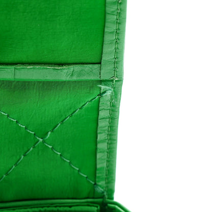 Bottega Veneta Paper Calfskin Intreccio Cassette Belt Bag Parakeet 11 of 11