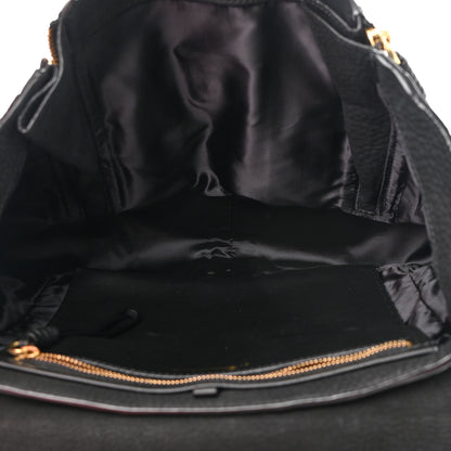 3.1 Phillip Lim Nubuck Crocodile Embossed Medium Pashli Satchel Black 5 of 18