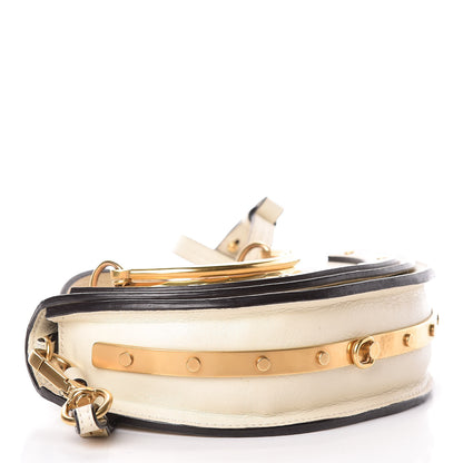 Chloe Calfskin Small Nile Bracelet Minaudiere Bag Off White 4 of 15