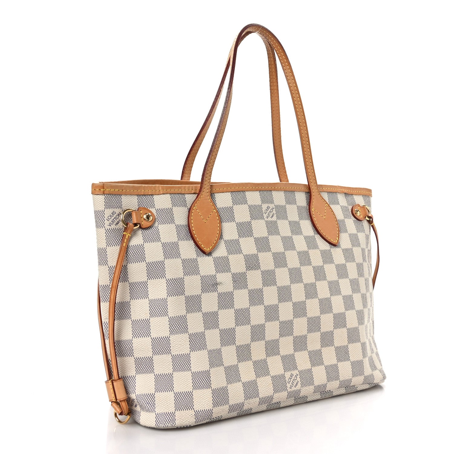 Louis Vuitton Damier Azur Neverfull PM 3 of 9